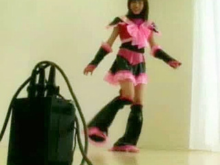 Shy Asian teen gets her freak on