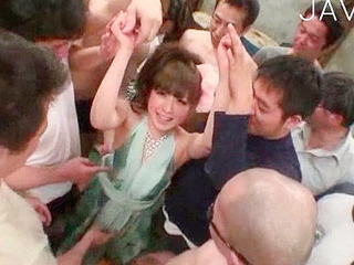 Sexy Nippon Pornstar with Red Hair Sucking Dick in Tokyo XXX