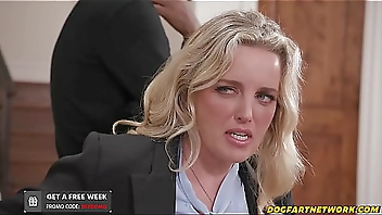 Big COCKED Paroless Spitroasted Blonde Parole Officer - Charlie Forde - Dogfart